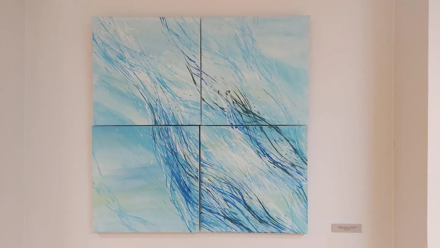 Näitusel näeb Anne Soop-Tohveri maali "Puudutuse puudutus".