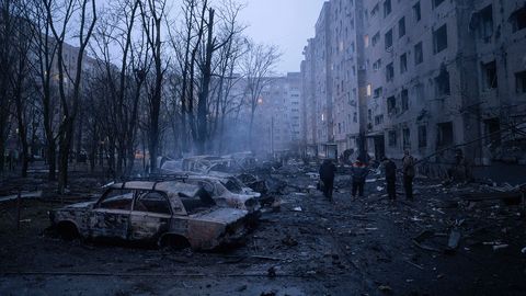 Krievijas triecienos Odesai un Harkivas apgabalam vairāki nogalinātie