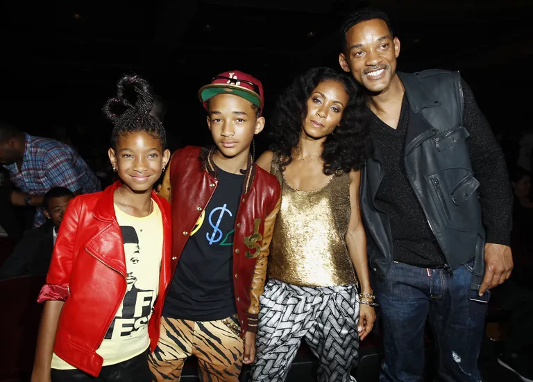 Willow Smith, Jaden Smith, Jada Pinkett Smith ja Will Smith