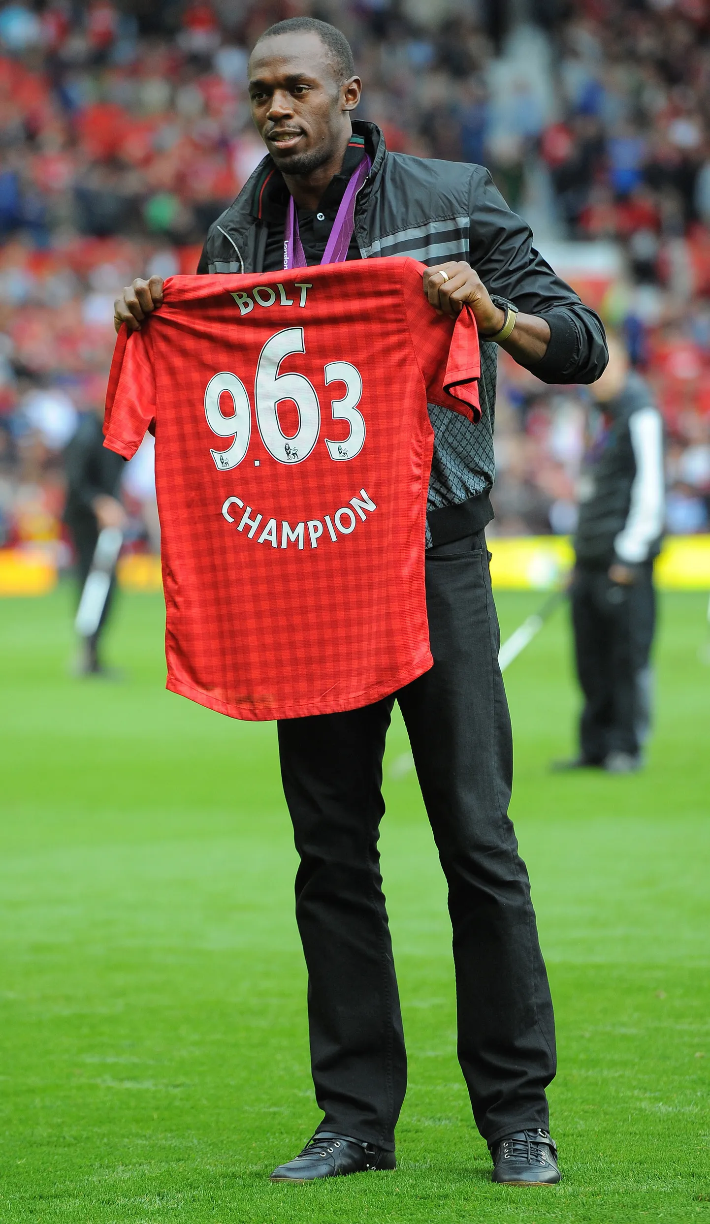 Usain Boltile on kõige südamelähedasem jalgpalliklubi Manchester United.