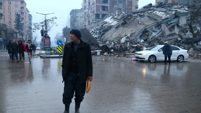 Разрушение в Кахраманмараше, Турция