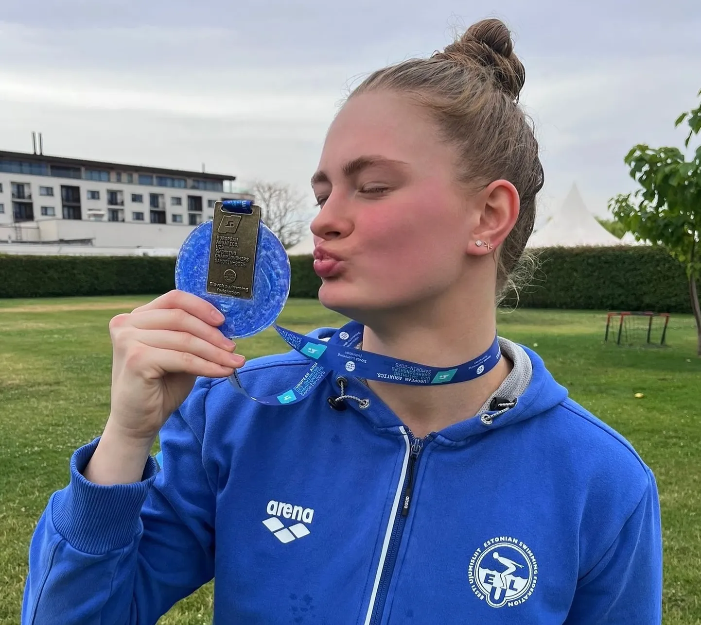 Энели Ефимова с золотой медалью U23.