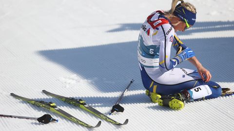 Valusalt kukkunud rootslanna võitis pronksmedali, kuid viidi finiši järel haiglasse