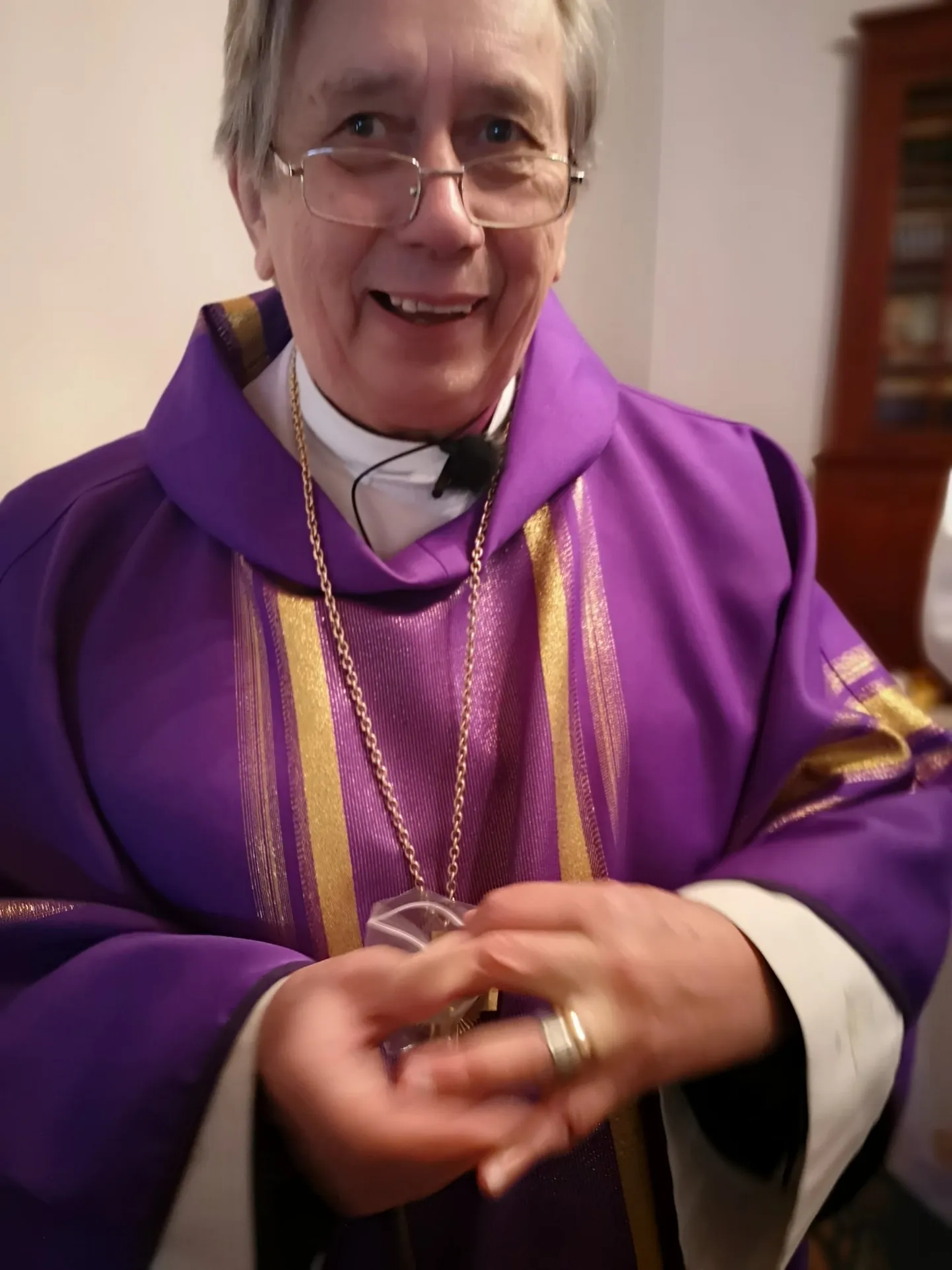 Joel Luhamets sõrmusega.