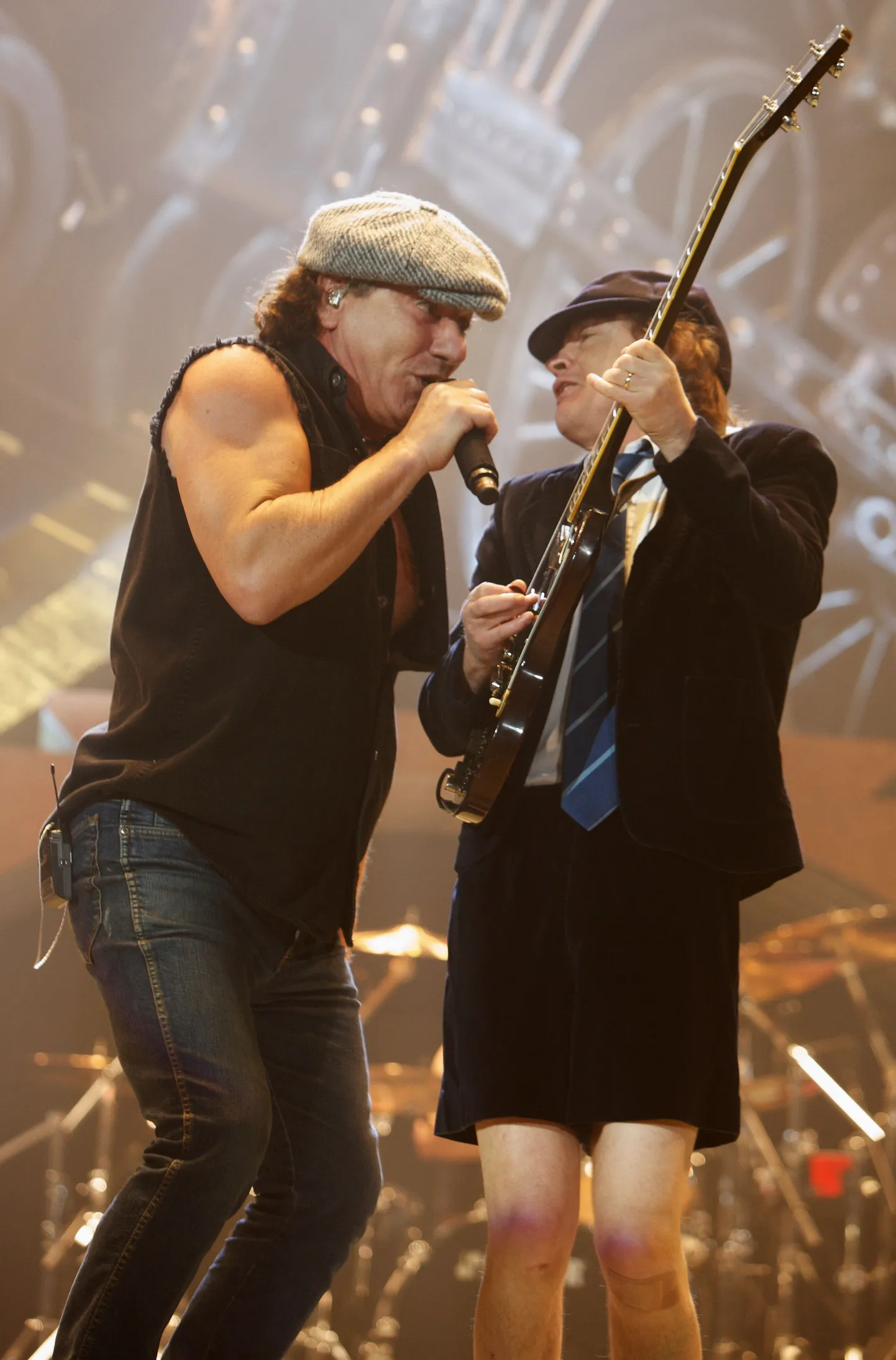 Brian Johnson ja Angus Young ansamblist AC/DC