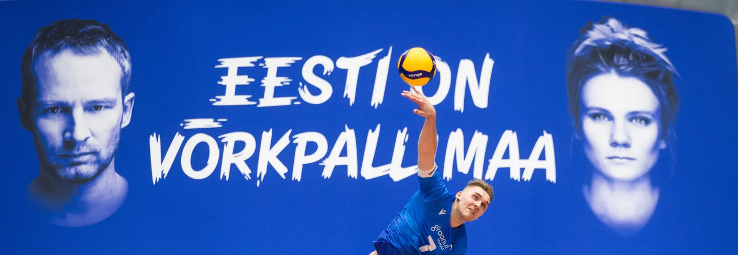 Kui serv lendab tugevalt ja maandub piiridesse, siis on Eesti kindlasti võrkpallimaa!