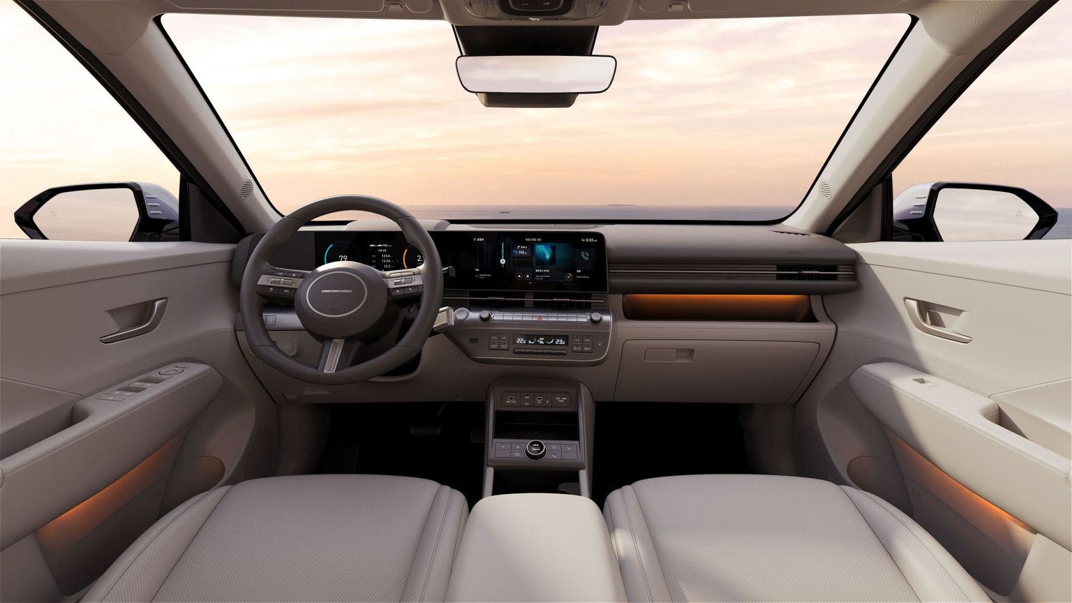 Uus Hyundai Kona 2023. aasta mudel on küll laia puuteekraaniga, kuid selle alt leiab endiselt ridamisi nuppe tähtsamate toimingute jaoks. Need ei kao Hyundai disaineri sõnul enne isejuhtivate autode tulekut veel kuhugi.