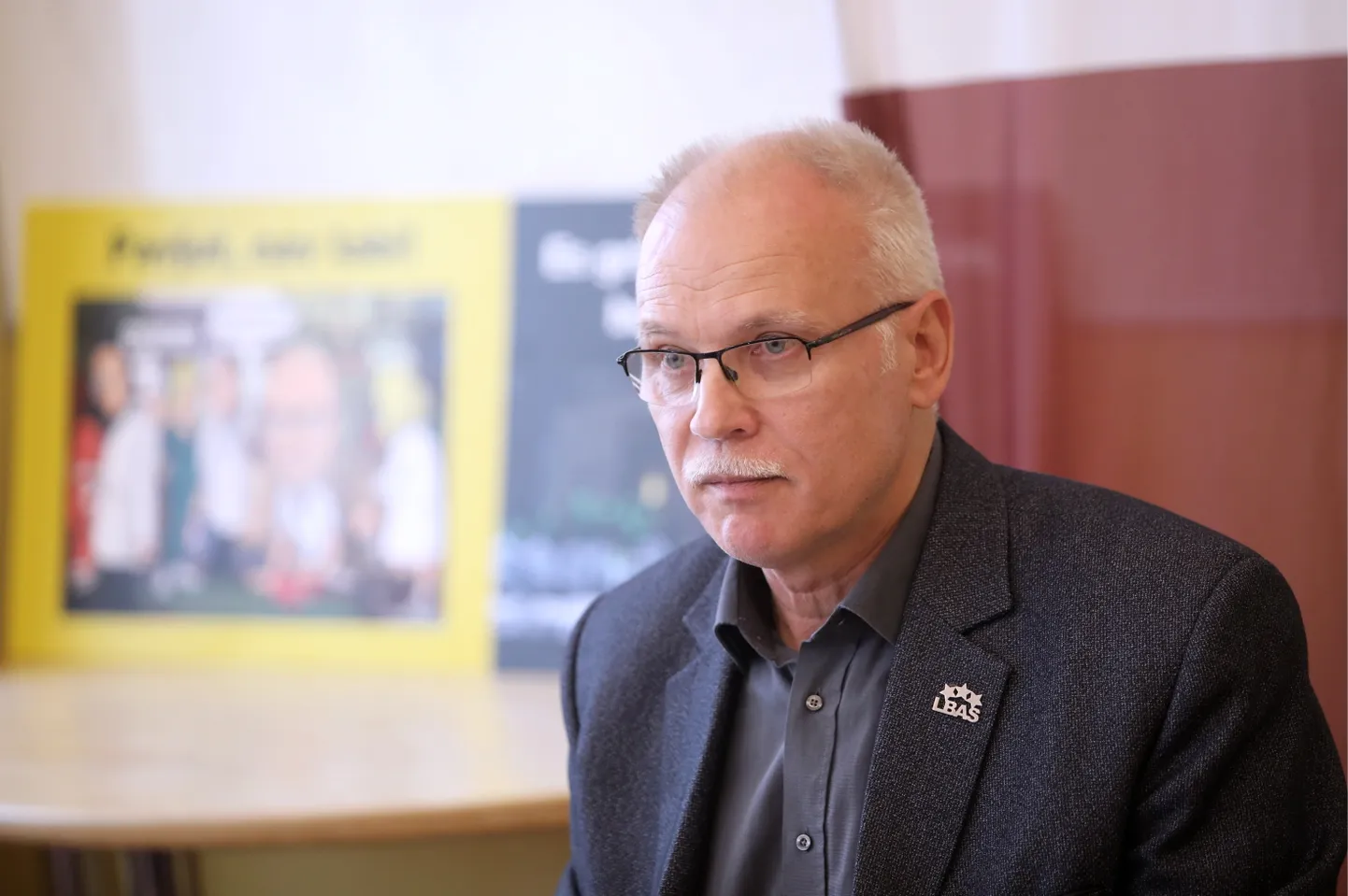 Latvijas Veselības un sociālās aprūpes darbinieku arodbiedrības valdes priekšsēdētājs Valdis Keris