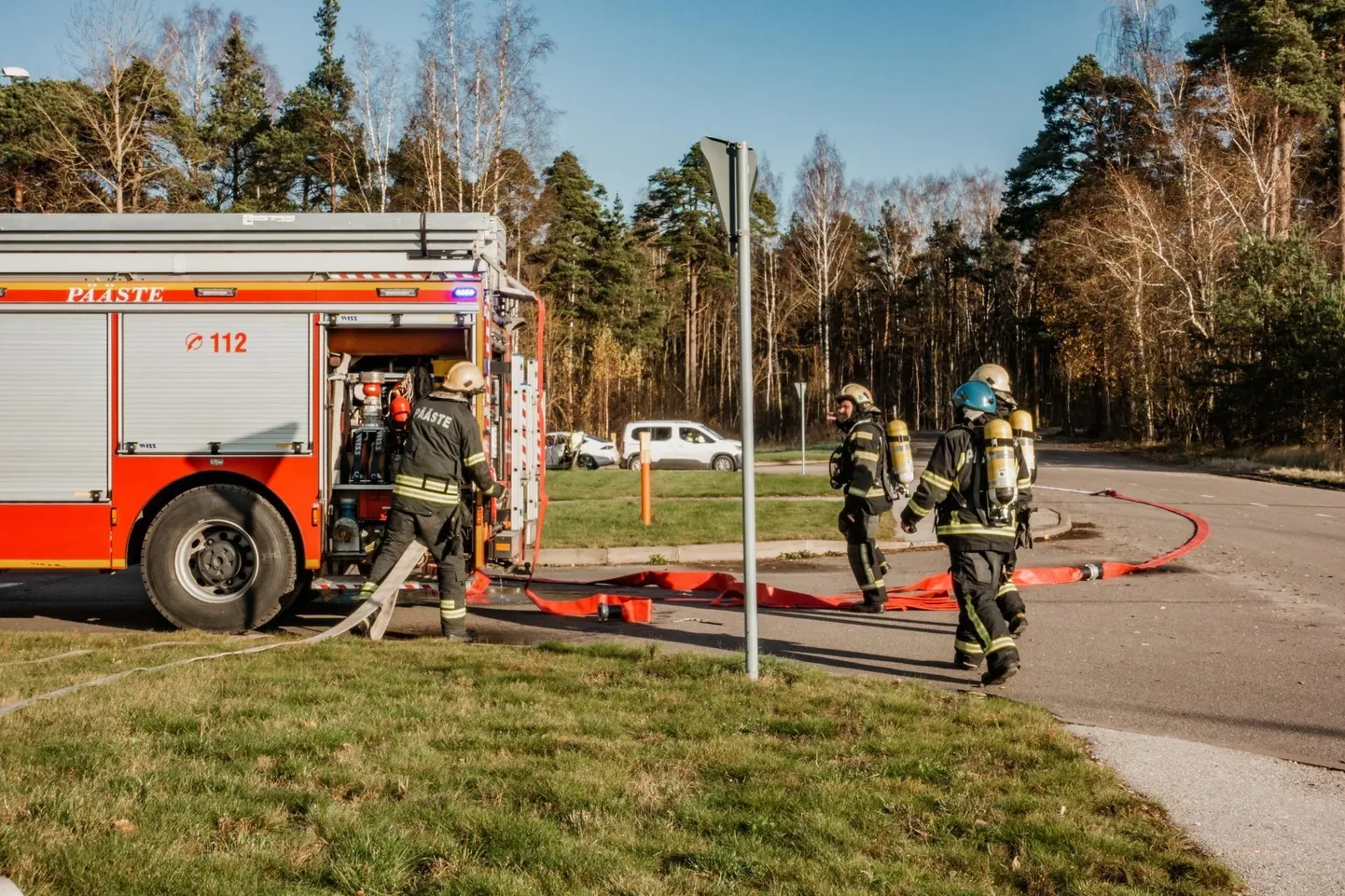 Lääne päästekeskus korraldab päästjate koolitamiseks õppuseid regulaarselt.