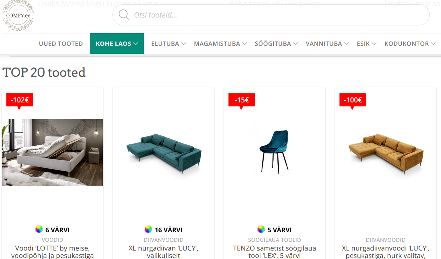 Интернет-магазин comfy.ee доставил своим клиентам немало головной боли.