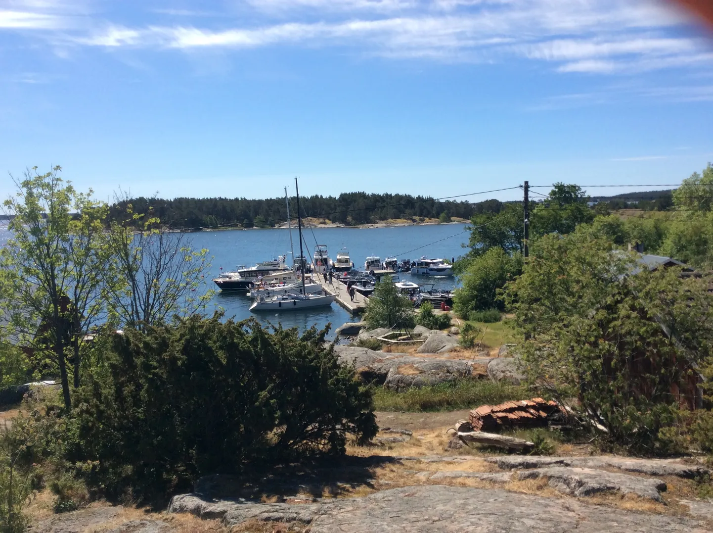 Brännskäri väikesadam Turu saarestikus Soomes