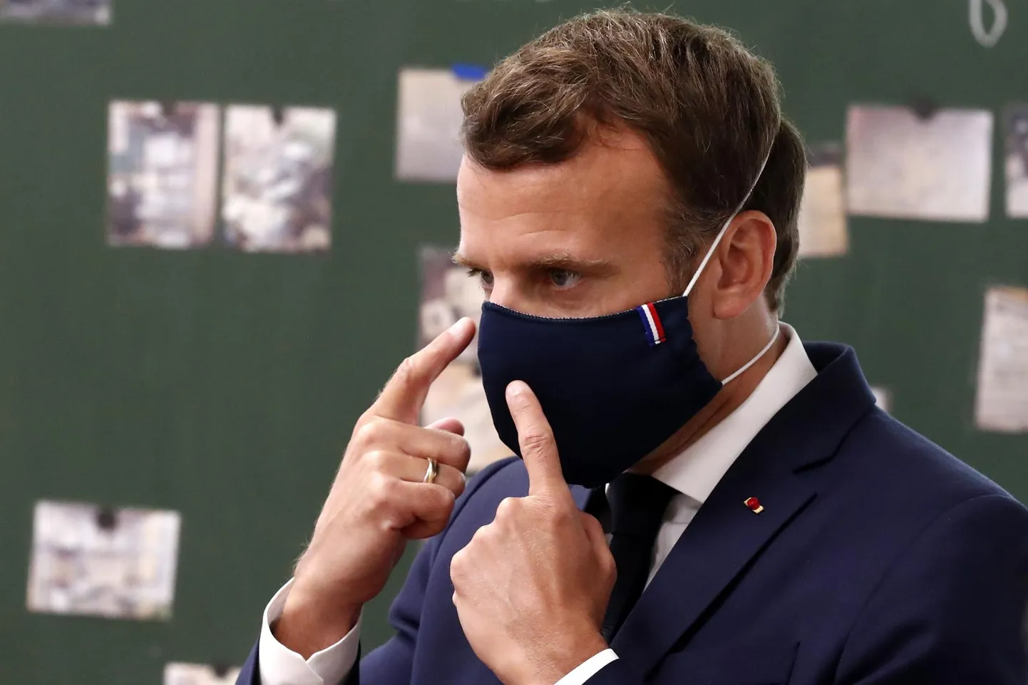 Prantsusmaa president Emmanuel Macron.   foto: Ian Langsdon / Pool / Sipa / Scanpix