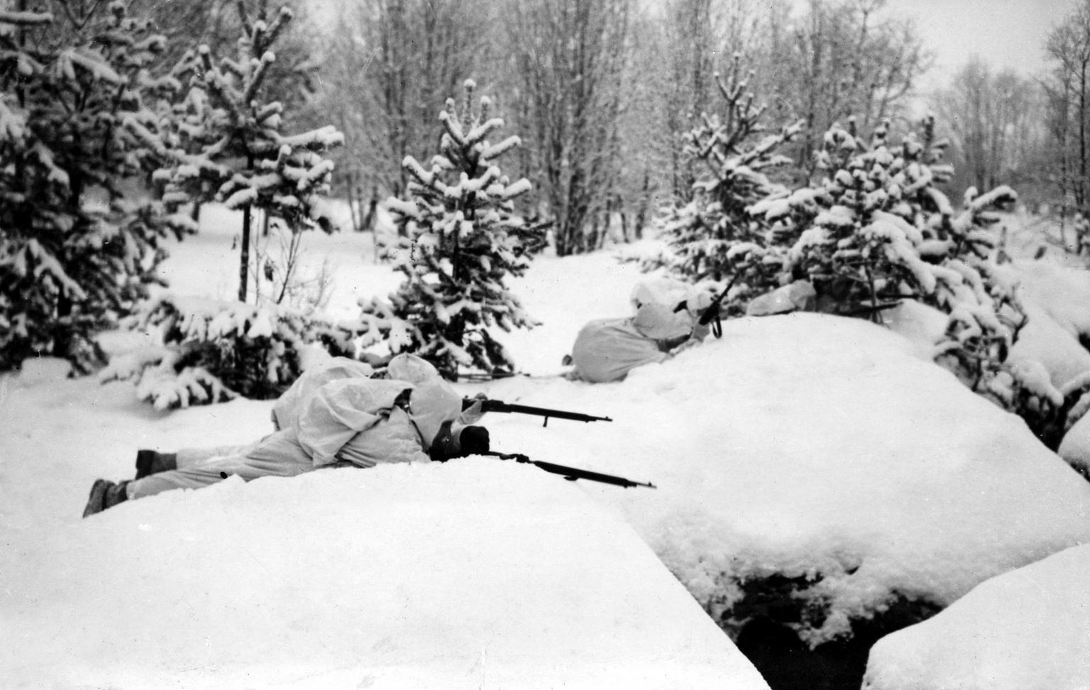 Soome sõdurid Talvesõjas.