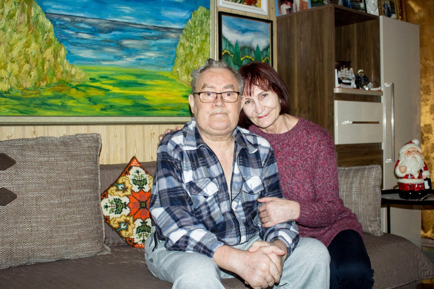Kalju-Herbert ja Vida Laur on rõõmsad, et mees Valga haiglas jälle tervise juurde toodi.