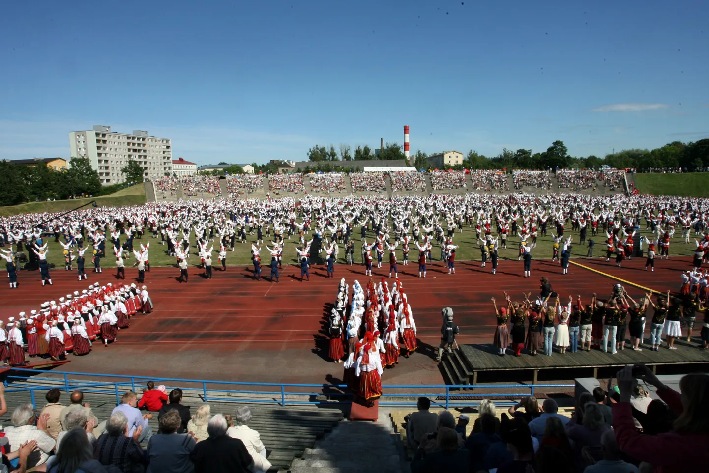 XVIII Праздник танца на стадионе "Калев".