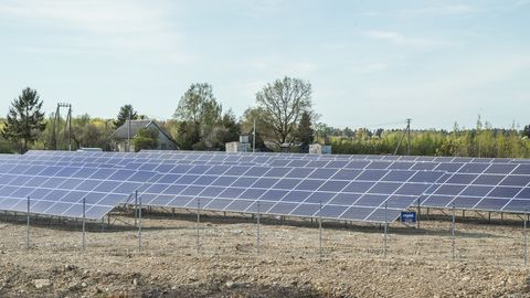 Компания Eesti Gaas открыла солнечную электростанцию в Латвии