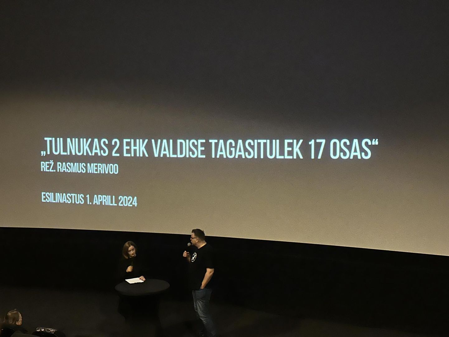 Rasmus Merivoo tutvustas oma uut filmi «Tulnukas 2».