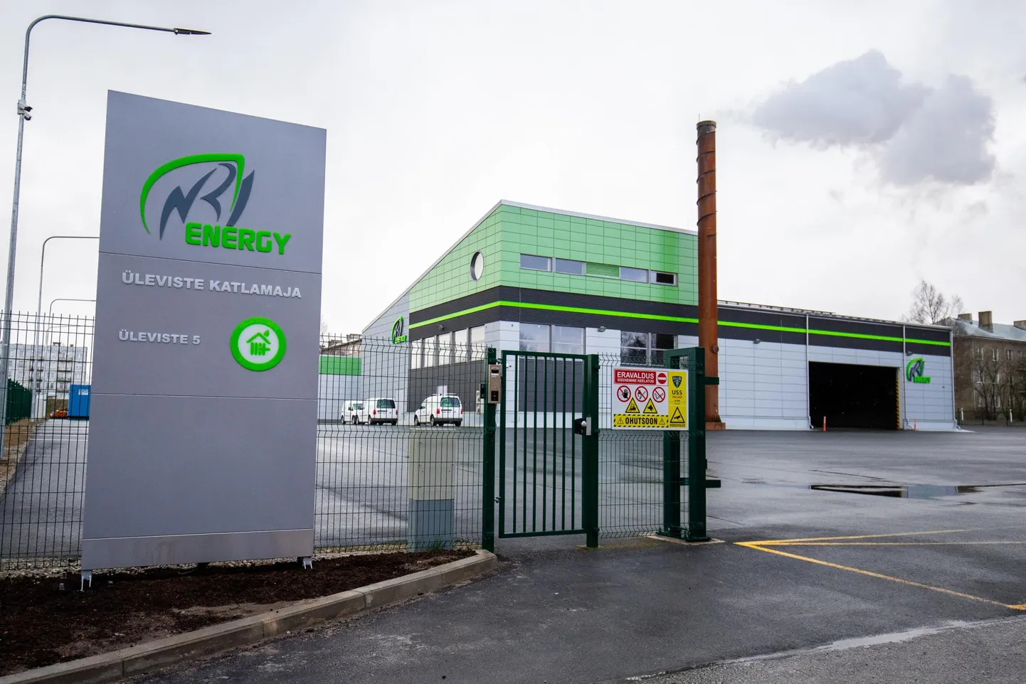 N.R. Energy Üleviste katlamaja Tapa linnas.