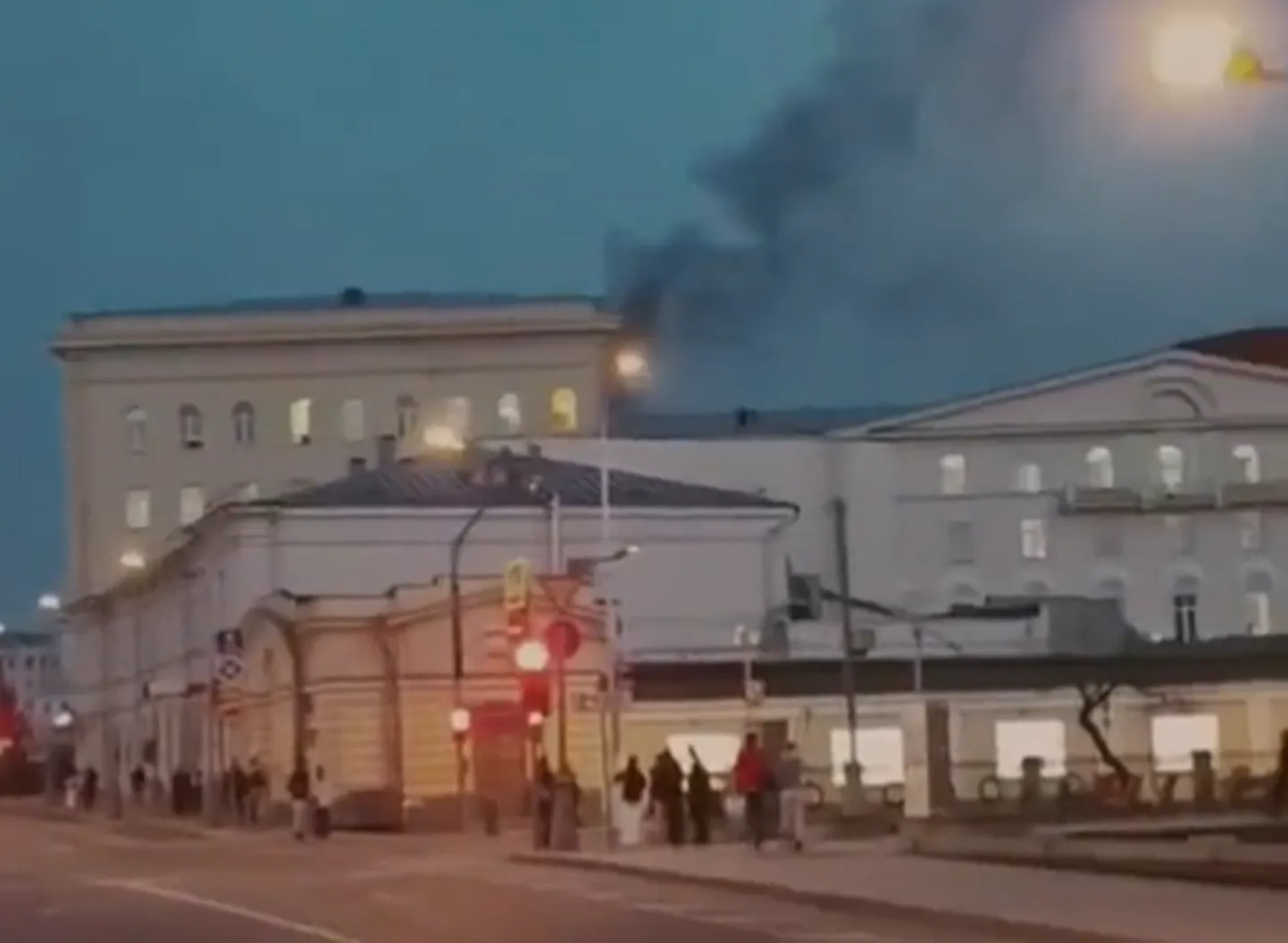 Пожар в Москве