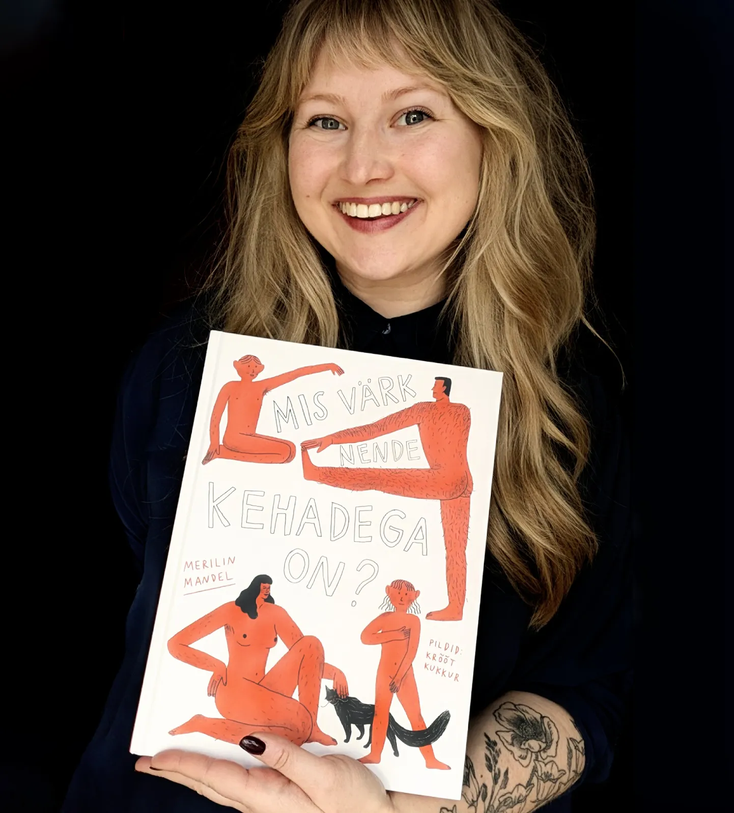 Merilin Mandel raamatuga «Mis värk nende kehadega on?».