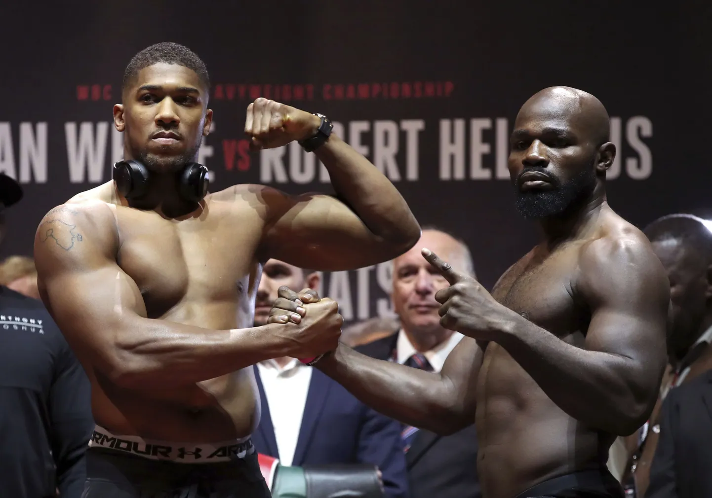 Anthony Joshua ja Carlos Takam