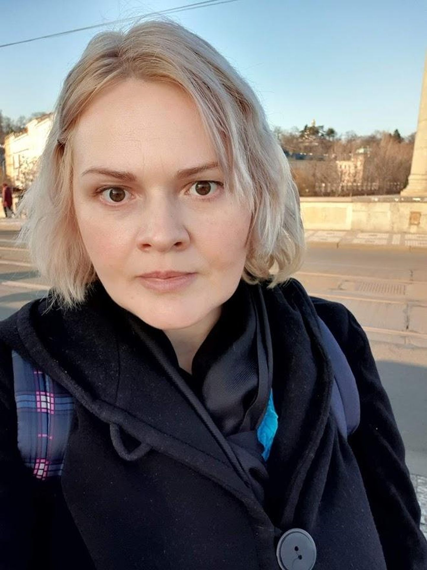 Katrin Pautsi selfie Prahas.