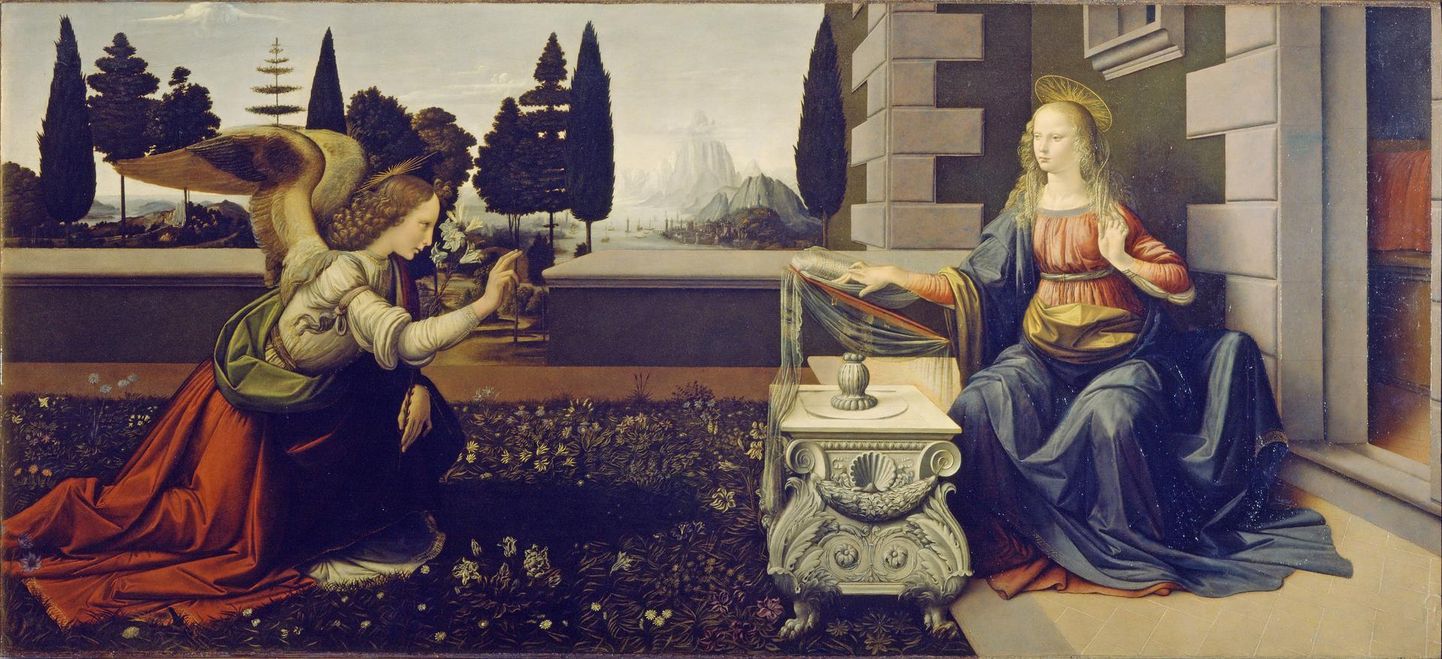 Leonardo Da Vinci «Maarja kuulutus». 