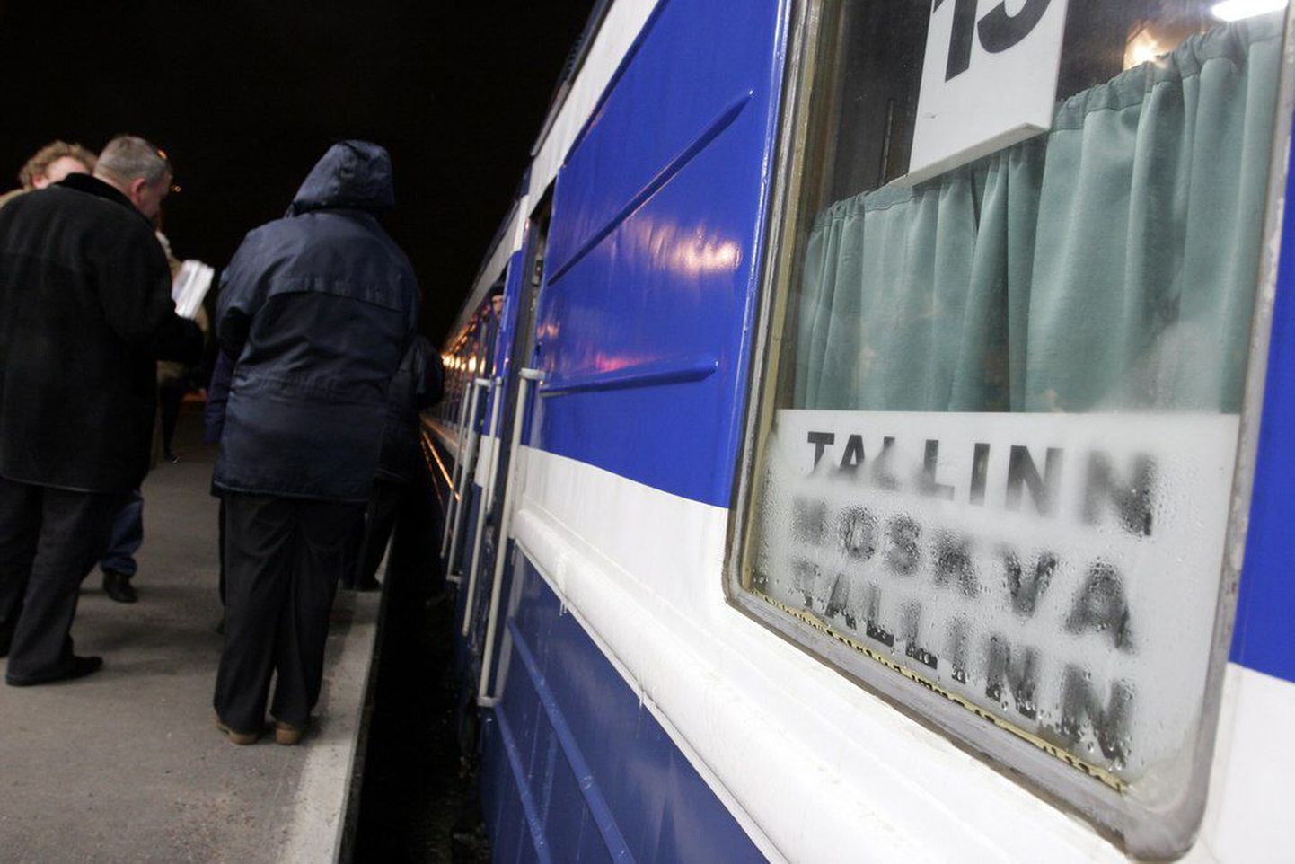 Поезд Таллинн-Москва.