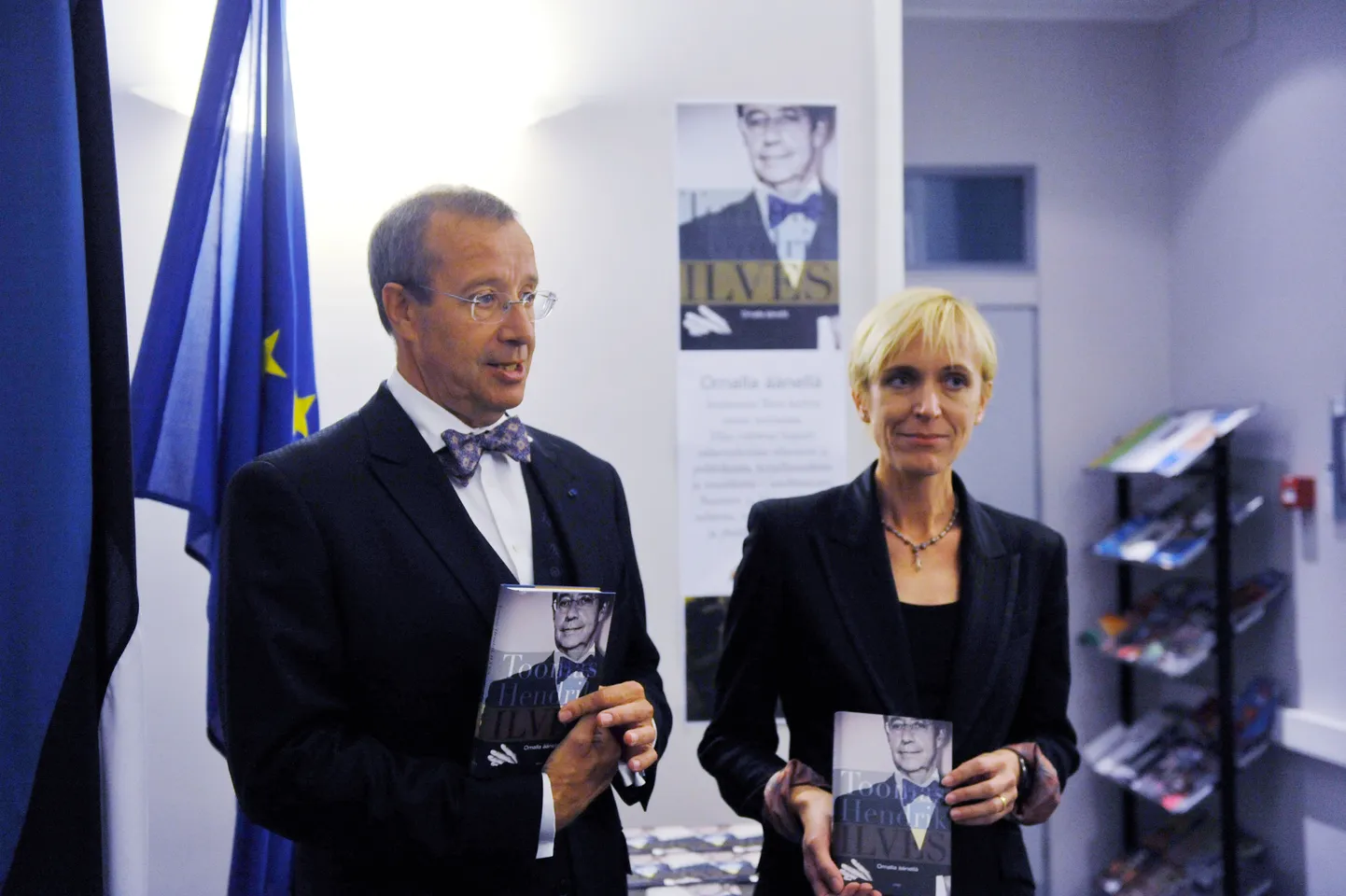 President Toomas Hendrik Ilvese raamatu esitlus Helsingis Eesti saatkonnas. Iivi Anna Masso.