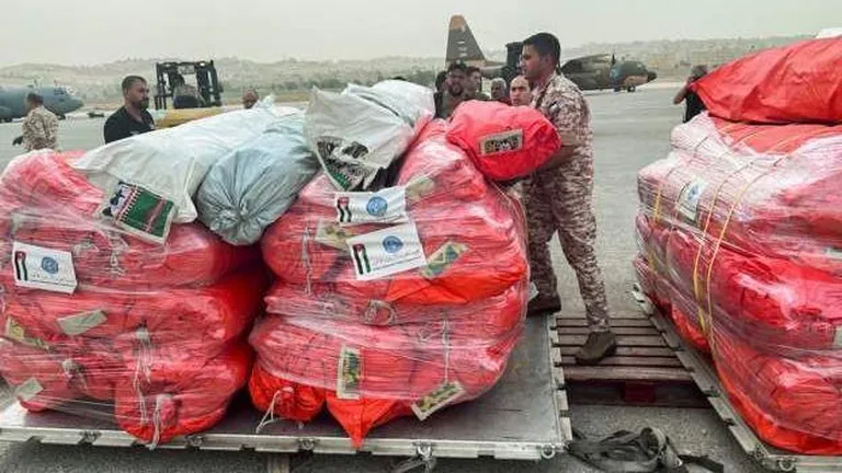 Иорданские военные уже начали доставку помощи в Ливию