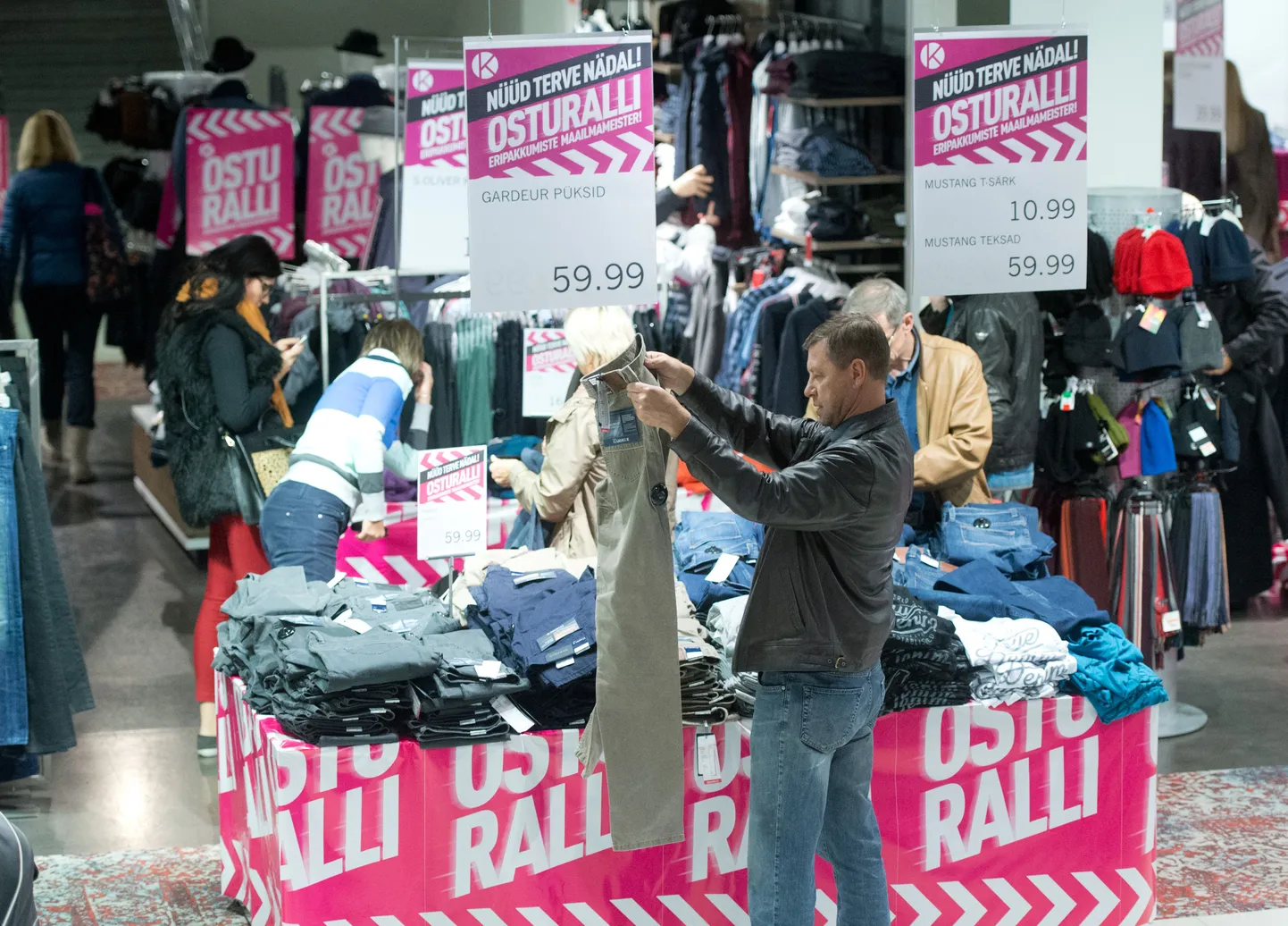Möödunud aasta oktoobrikuu Osturalli Tallinna Kaubamajas.