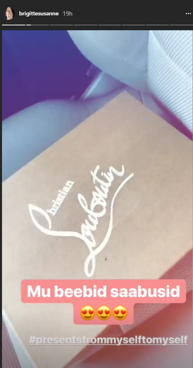 Kuvatõmmis Instagram Sotry'st