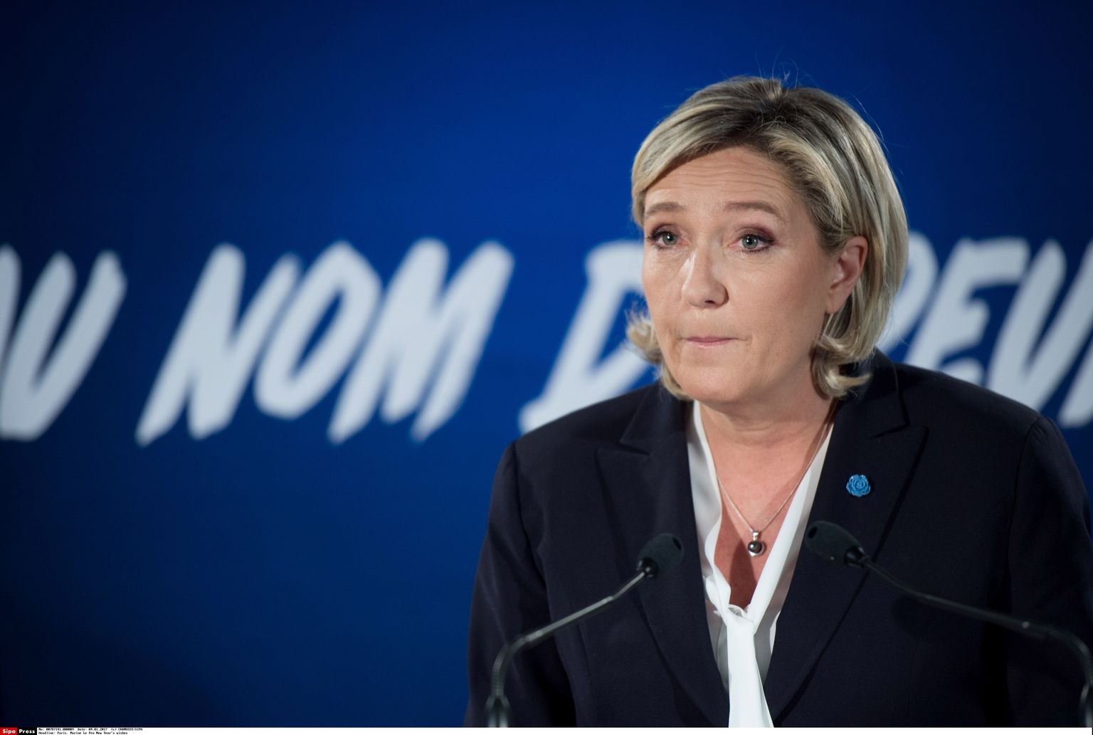 Rahvusrinde liider Marine Le Pen.