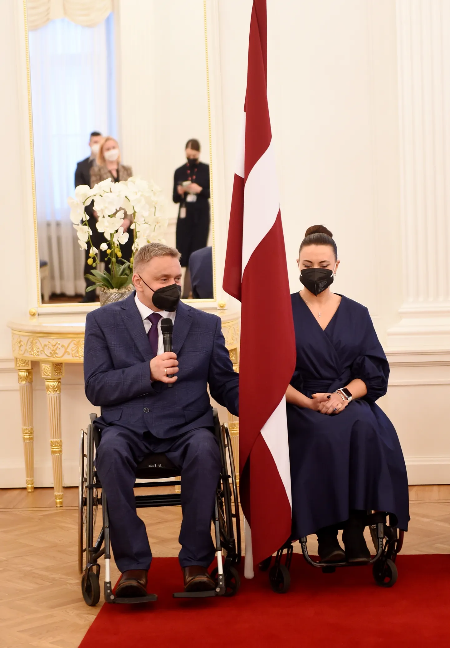 Ojārs Briedis un Poļina Rožkova