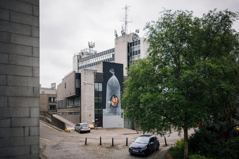 Prantsuse kunstnik Murmure maalis seinale vangistatud kuldkala.