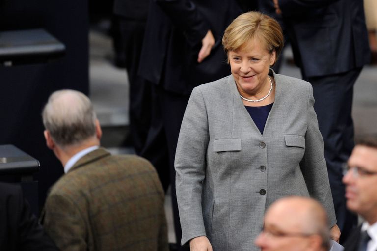 Kantsler Angela Merkel Liidupäevas.
