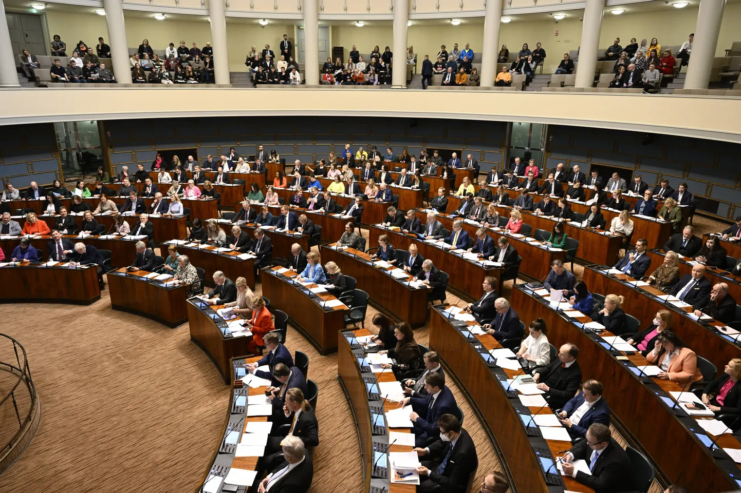 Soome parlamendi istung. Foto on illustratiivne.