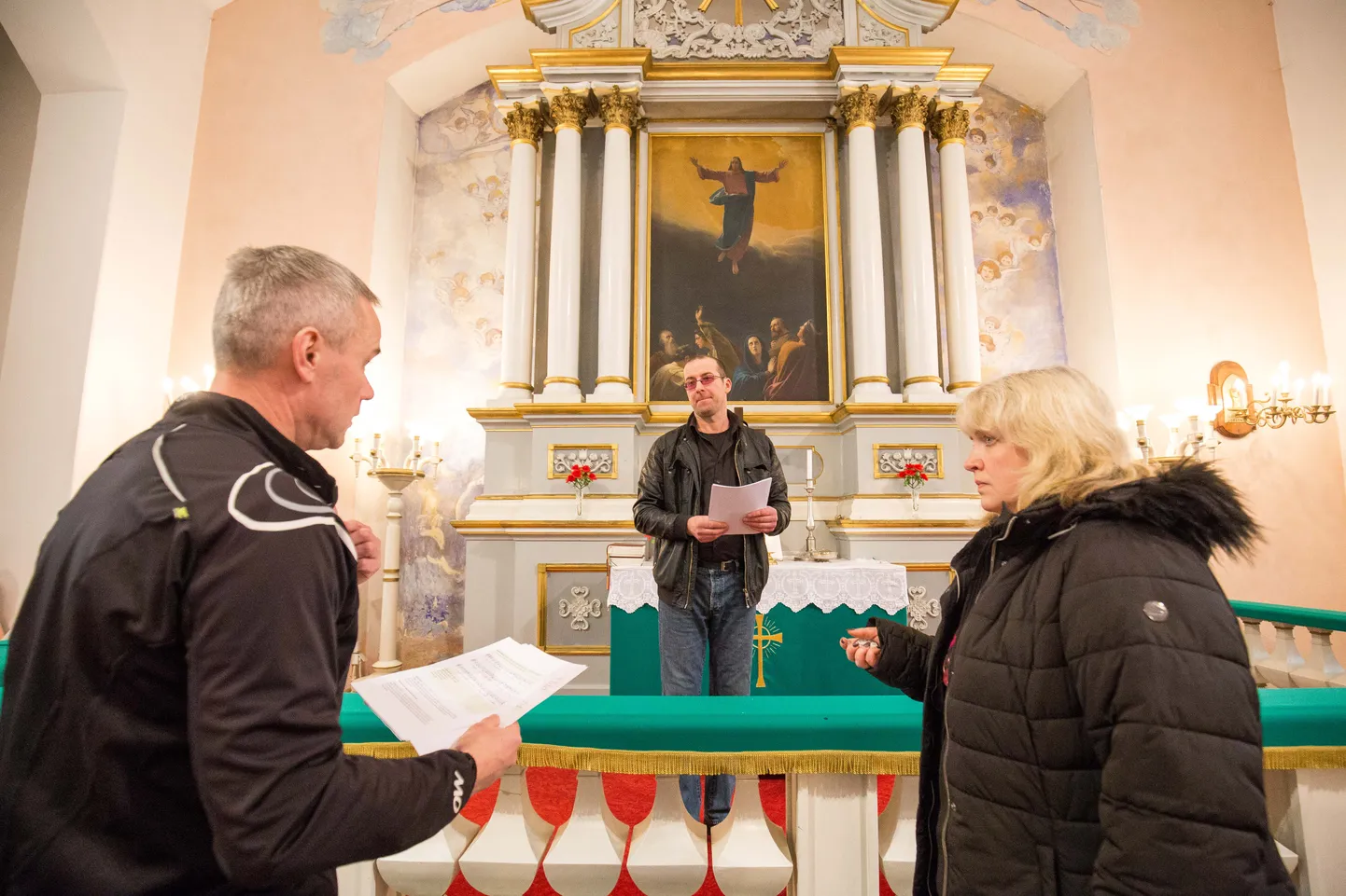 24. veebruari jumalateenistuse proov Paide kirikus