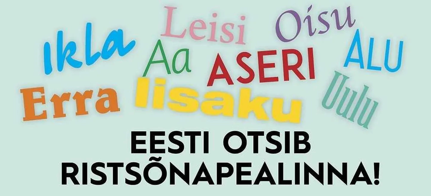 Enimkasutatavate kohanimede hulgast valitakse ristsõnapealinn.