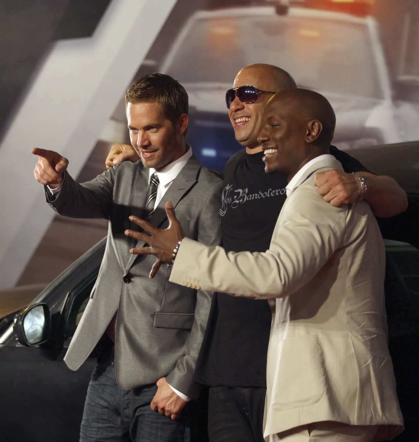 Paul Walker, Vin Diesel ja Tyrese Gibson 2011. aastal