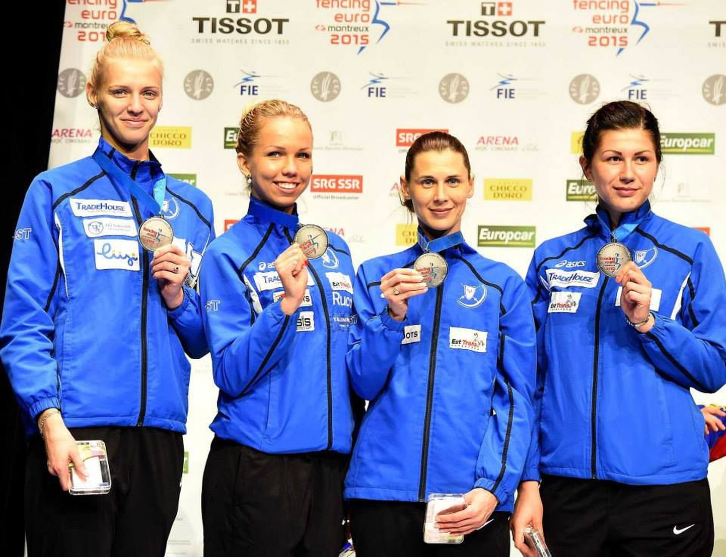 Слева направо: Катарина Лехис, Эрика Кирпу, Ирина Эмбрих и Юлия Беляева.