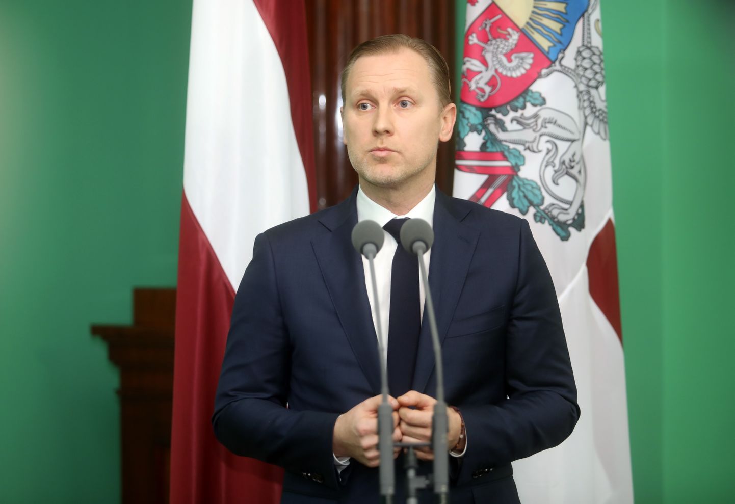 Partijas "KPV LV" Ministru prezidenta amata kandidāts Aldis Gobzems.