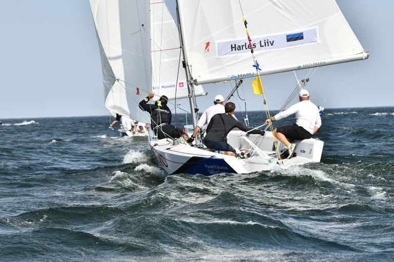 Harles Liivi meeskond 2018 Match Race Euroopa Meistrivõistlustel Tallinnas Haven Kakumäel