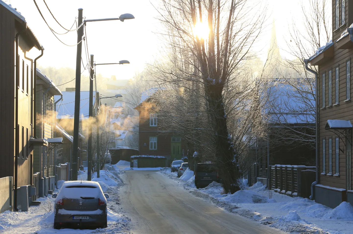 Talvine ilm. Foto on illustreeriv.