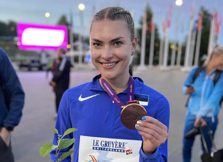 Пиппи Лотта Энок завоевала бронзовую медаль в семиборье на чемпионате Европы U23.