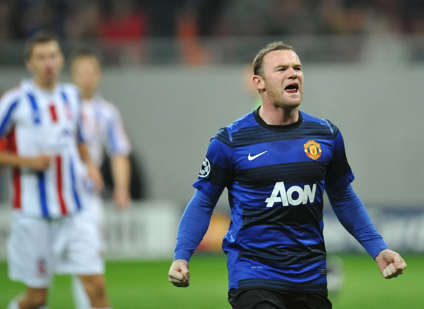 Wayne Rooney Manchester Unitedi särgis.