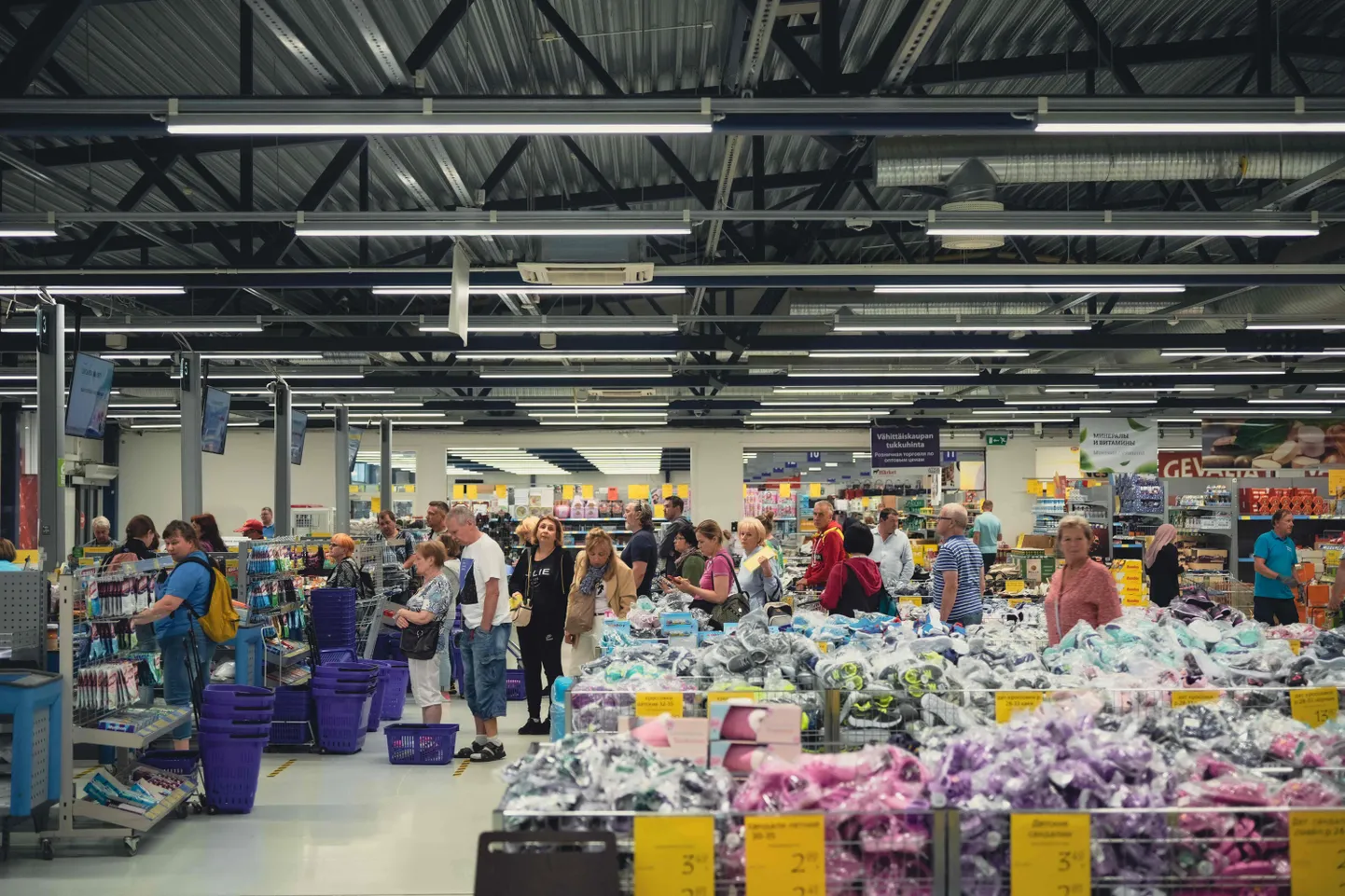 Vene turistid teevad juuli lõpus sisseoste Soomes Lappeenrantas.