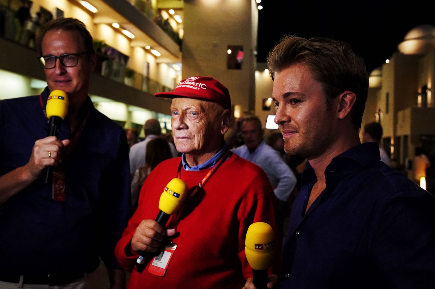 Niki Lauda ja Nico Rosberg.