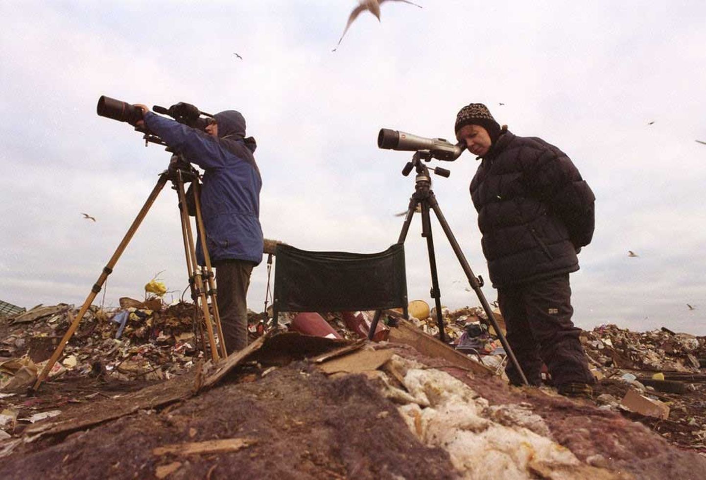 Foto no filmas "Leiputrija" (2004) uzņemšanas procesa