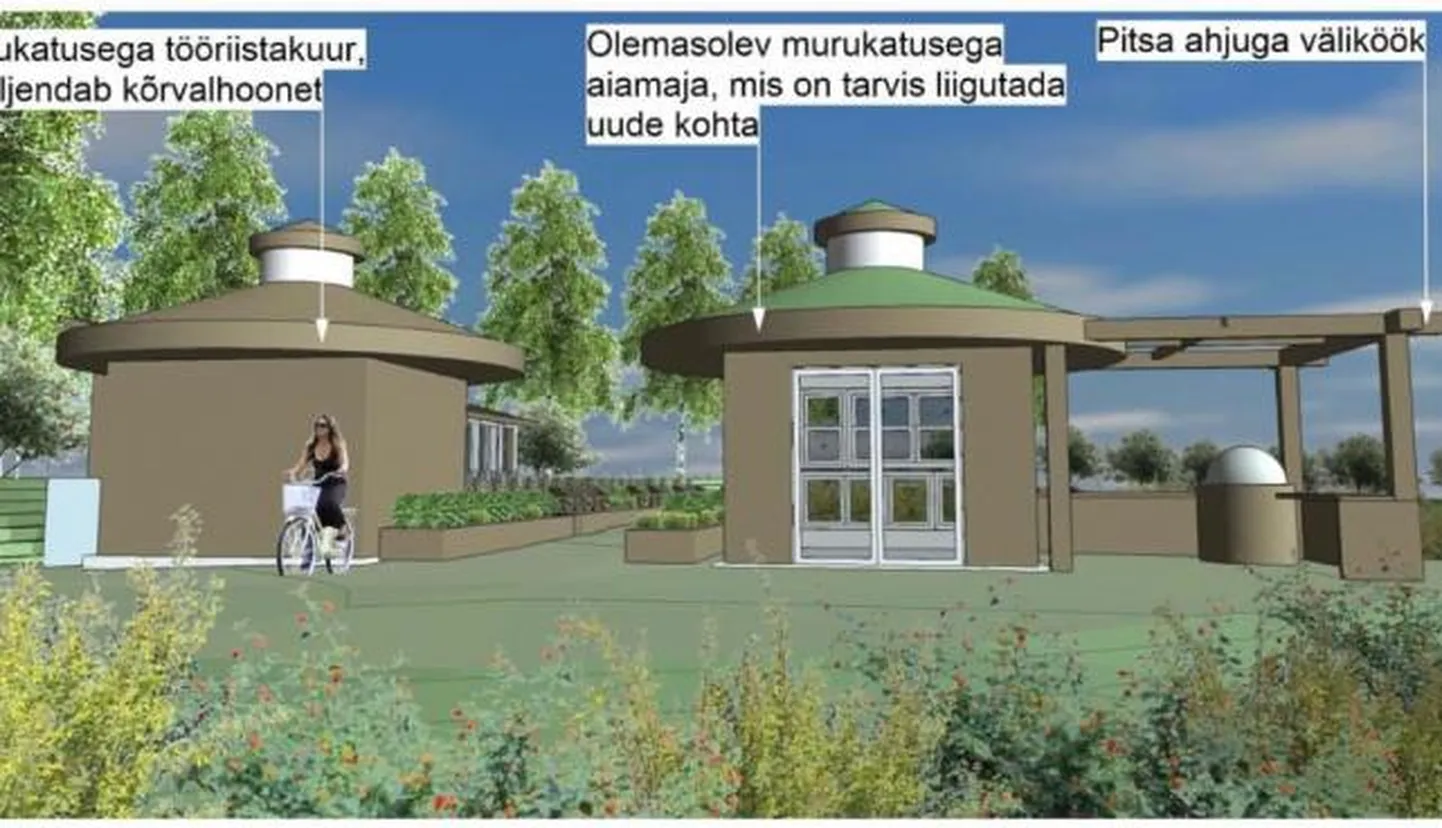 Muu hulgas ootavad Emajõe aias külastajaid toidusalu, söödavad hekid, kasvuhoone, pitsaahi, taimede õpperada ja palju muud.